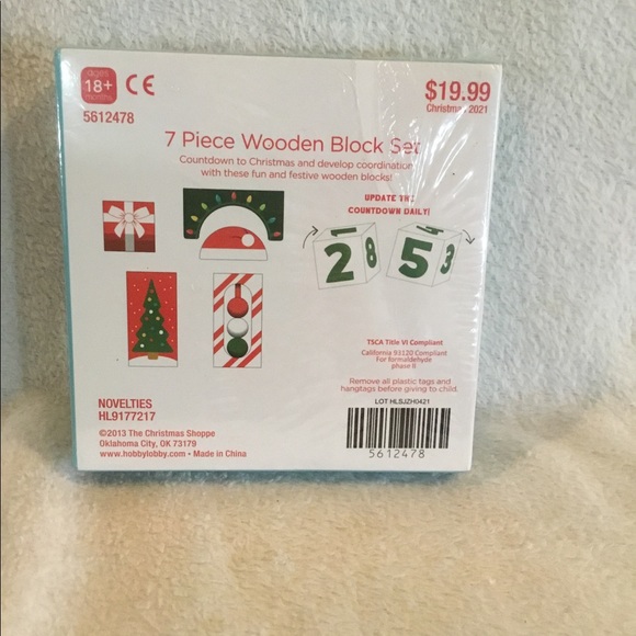 🎄 Christmas Block Set Count down til Christmas 🤶 - Picture 2 of 2